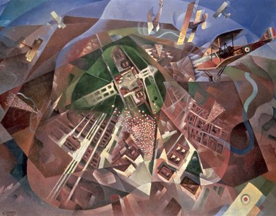 Flight Over Vienna, 1933 by Alfredo G. Ambrosi